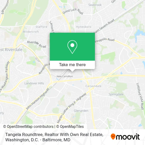 Tangela Roundtree, Realtor With Own Real Estate map
