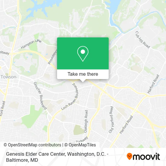 Genesis Elder Care Center map