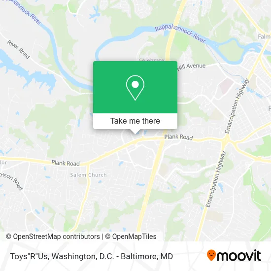 Toys"R"Us map