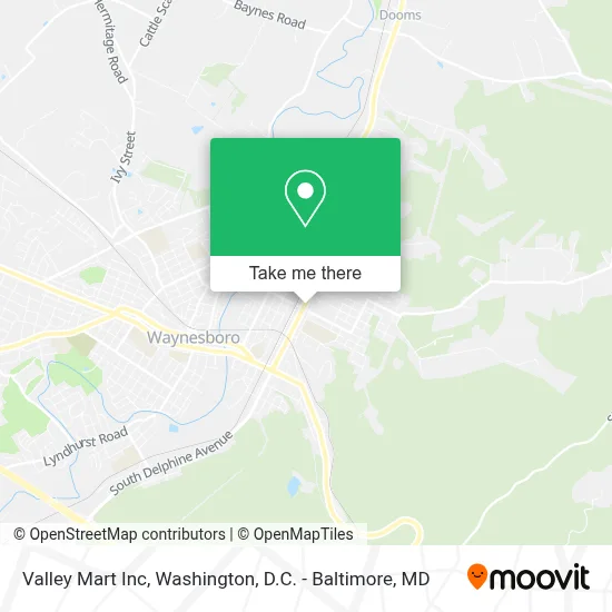 Valley Mart Inc map