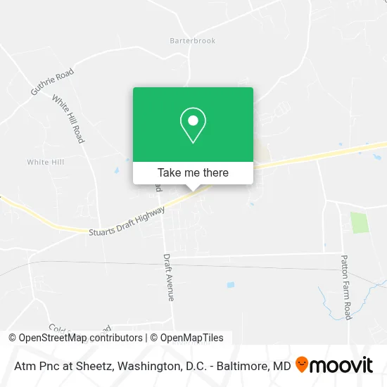Atm Pnc at Sheetz map