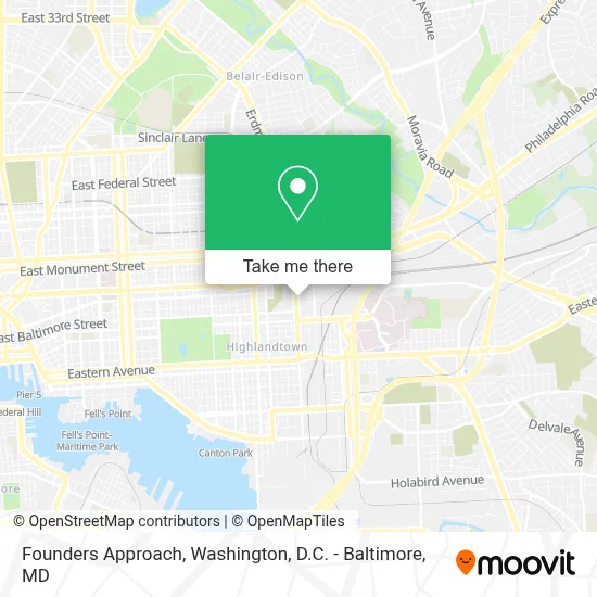 Founders Approach map