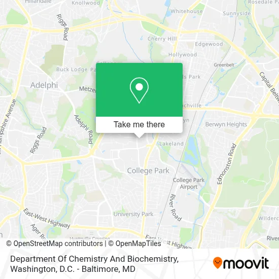Department Of Chemistry And Biochemistry map