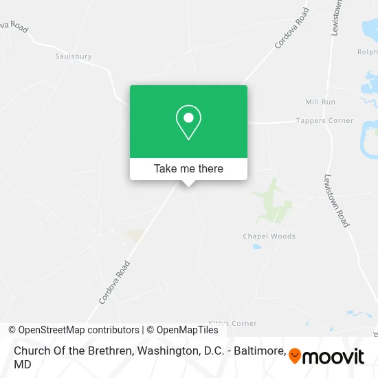 Church Of the Brethren map