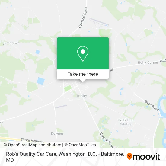 Rob's Quality Car Care map