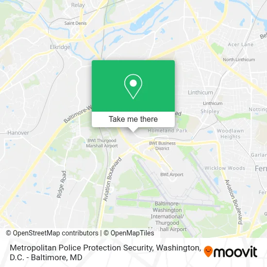Metropolitan Police Protection Security map