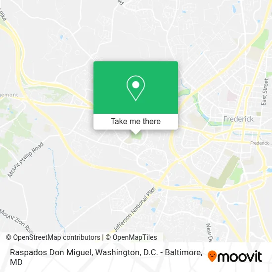 Raspados Don Miguel map