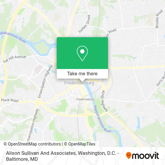Alison Sullivan And Associates map
