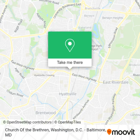 Church Of the Brethren map
