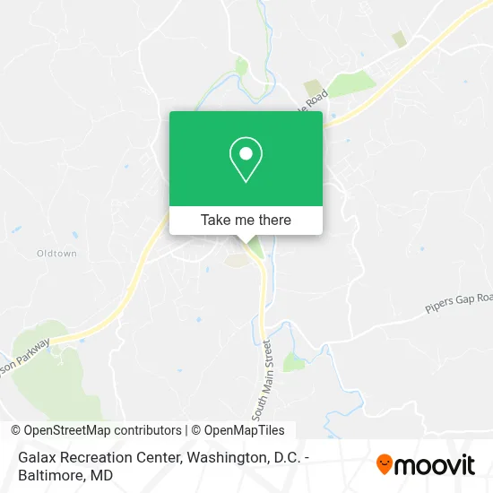 Galax Recreation Center map