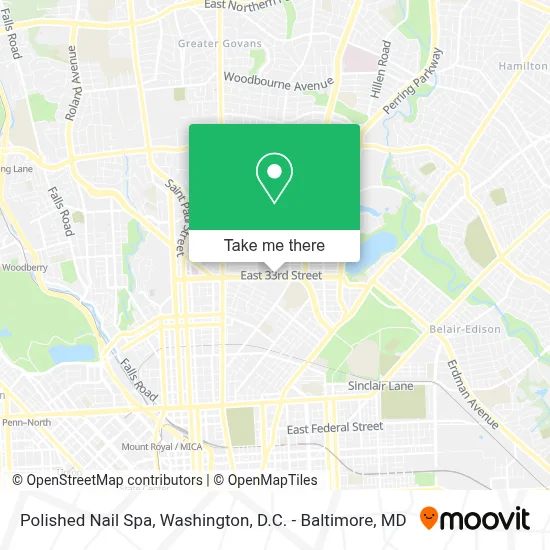 Polished Nail Spa map
