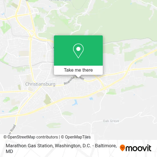 Marathon Gas Station map