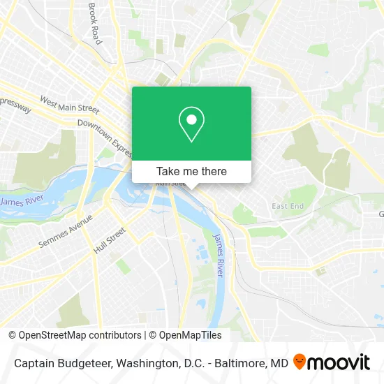 Captain Budgeteer map