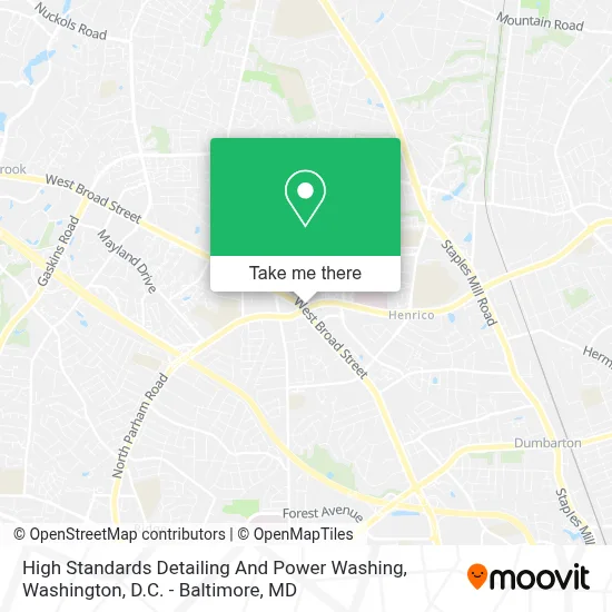 High Standards Detailing And Power Washing map