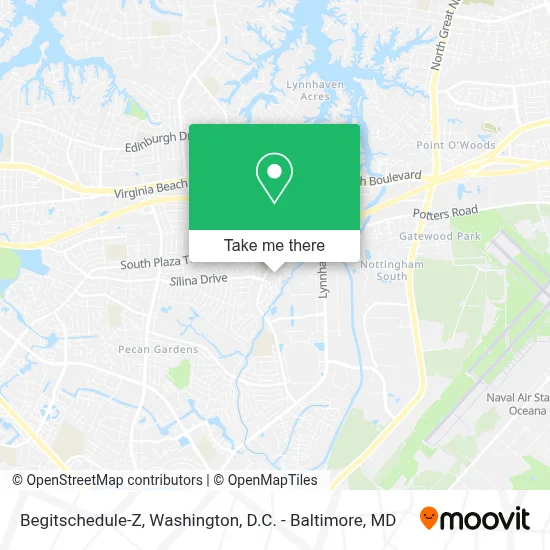 Begitschedule-Z map