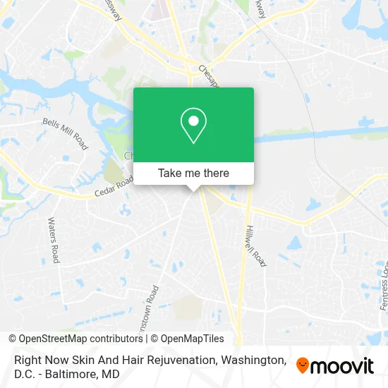 Right Now Skin And Hair Rejuvenation map