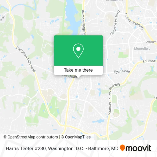 Harris Teeter #230 map