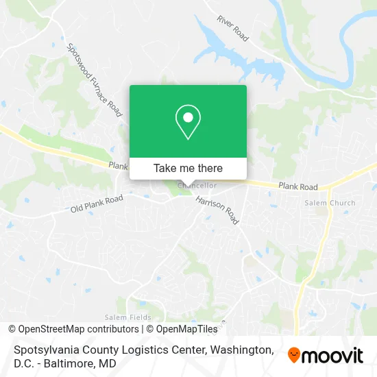 Spotsylvania County Logistics Center map