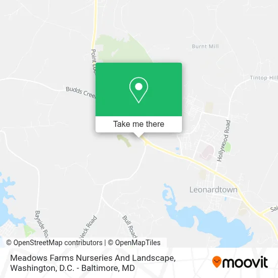 Meadows Farms Nurseries And Landscape map