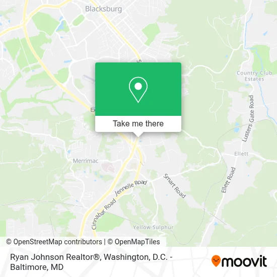 Ryan Johnson Realtor® map