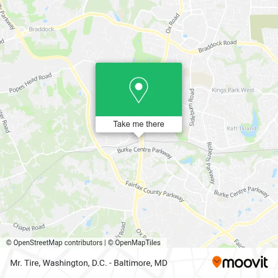 Mr. Tire map