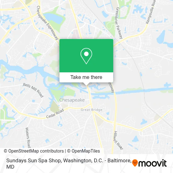 Sundays Sun Spa Shop map