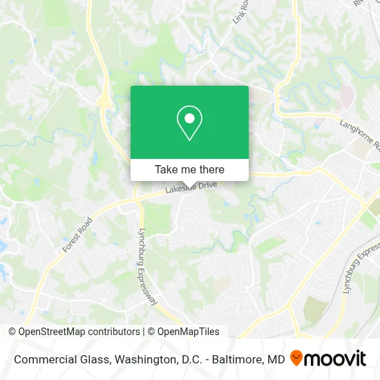 Commercial Glass map