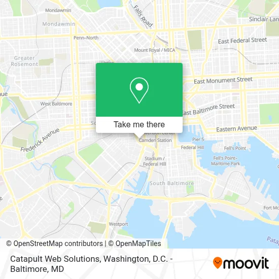 Catapult Web Solutions map