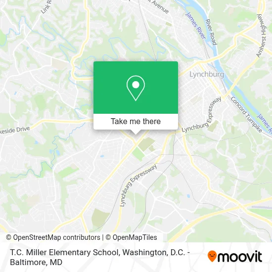 T.C. Miller Elementary School map