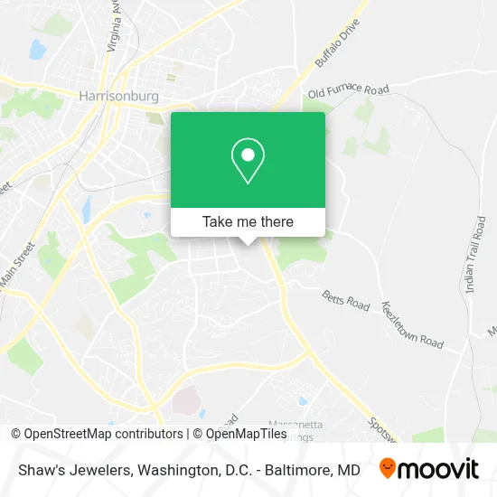 Shaw's Jewelers map