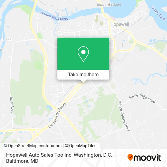 Hopewell Auto Sales Too Inc map