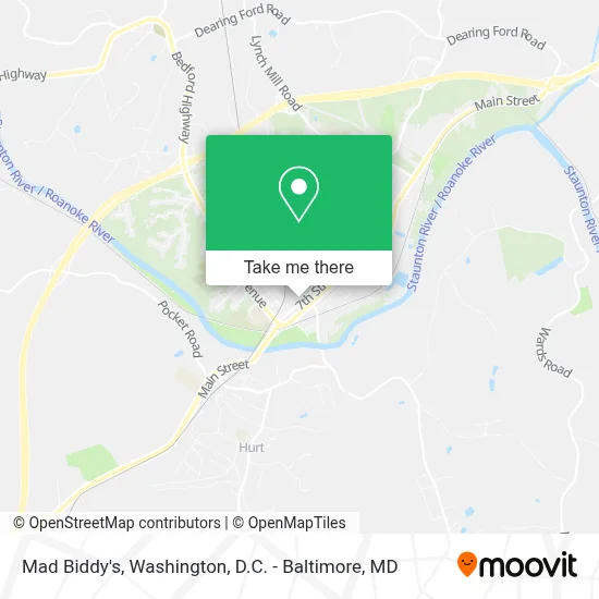 Mad Biddy's map