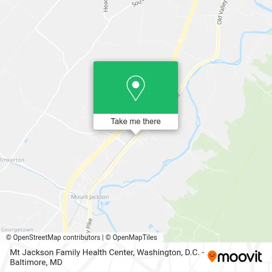 Mt Jackson Family Health Center map