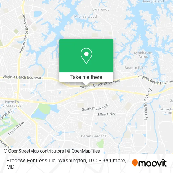 Process For Less Llc map