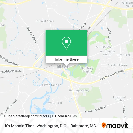 It's Masala Time map