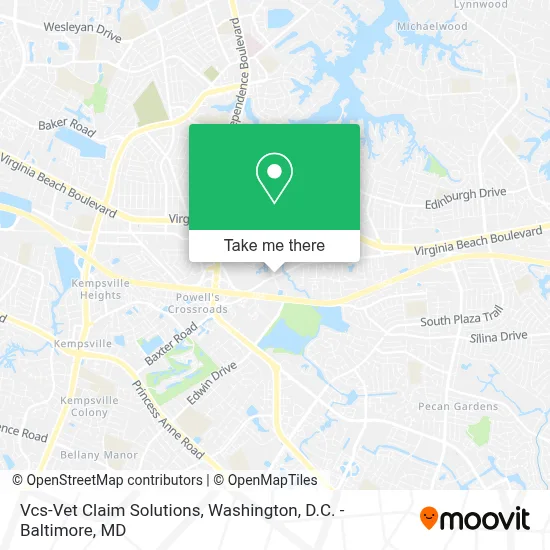 Vcs-Vet Claim Solutions map
