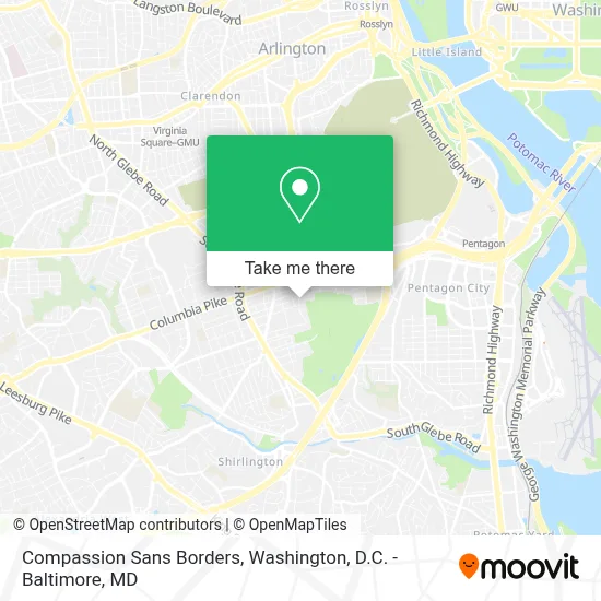 Compassion Sans Borders map