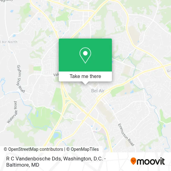 R C Vandenbosche Dds map