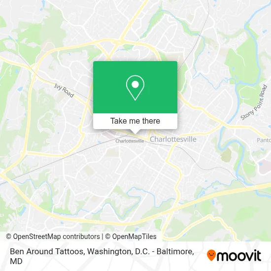 Ben Around Tattoos map