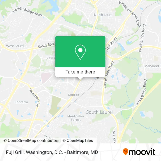 Fuji Grill map