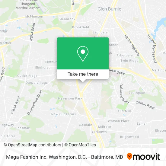 Mega Fashion Inc map