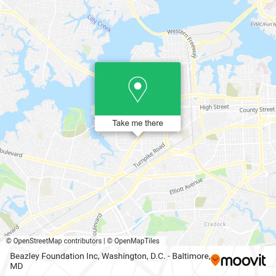 Beazley Foundation Inc map