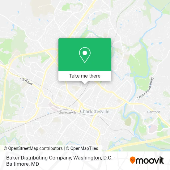 Baker Distributing Company map