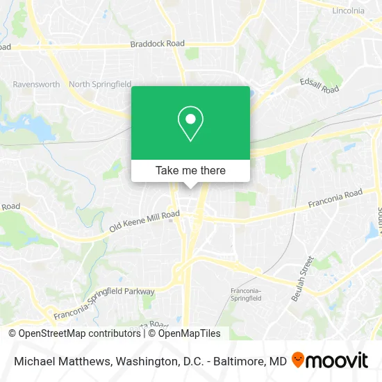 Michael Matthews map