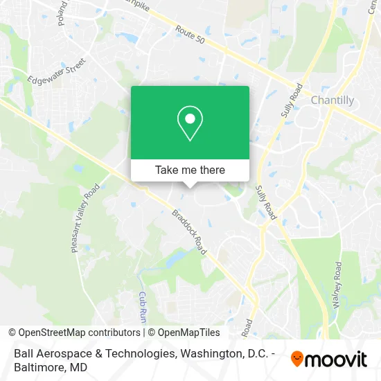 Ball Aerospace & Technologies map