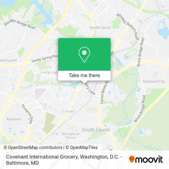 Covenant International Grocery map