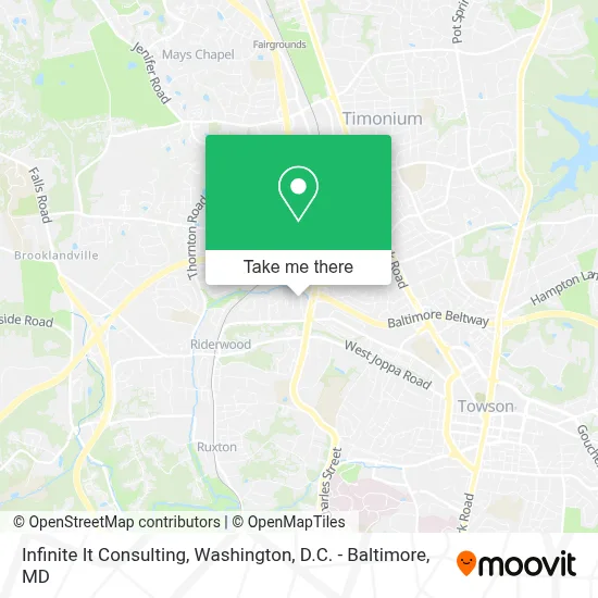 Infinite It Consulting map
