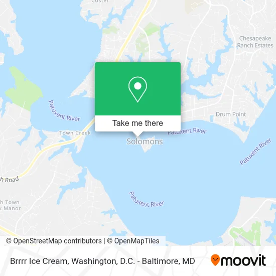 Brrrr Ice Cream map