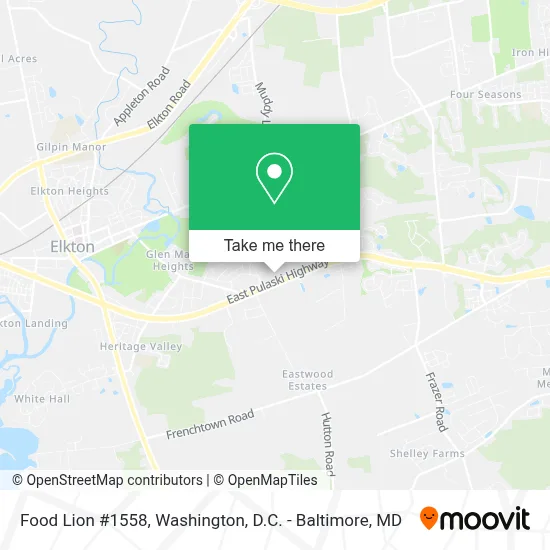 Food Lion #1558 map