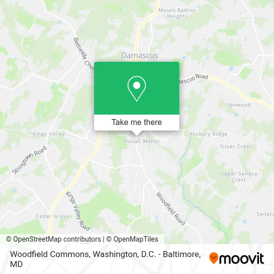 Woodfield Commons map